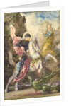 St. George and the Dragon, 1869 by Gustave Moreau