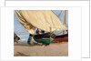 Fishermen, Stranded Boats, Valencia; Pescadores, barcas varadas, Valencia, by Joaquin Sorolla y Bastida