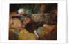 A Reclining Turk Smoking a Hookah, 1844 by Henri Baron
