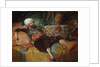 A Reclining Turk Smoking a Hookah, 1844 by Henri Baron