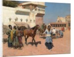 Persian Horse Dealer, Bombay, 1880s by Edwin Lord Weeks