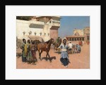 Persian Horse Dealer, Bombay, 1880s by Edwin Lord Weeks