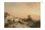La Tarantella, Posilipo, Naples, c.1895 by Franz Richard Unterberger