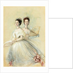 Portrait of Czarina Maria Feodorovna and her sister Alexandra, Princess of Wales, 1868 by Franz Xaver Winterhalter