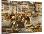 A Market in Granada by Jose Fernandez Alvarado