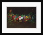 A Magnificent Garland of Fruit and Flowers, 1840 by Johan Laurents Jensen