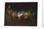 A Magnificent Garland of Fruit and Flowers, 1840 by Johan Laurents Jensen