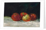 Red Apples, 1872 by Gustave Courbet
