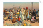 Market in Lower Egypt by Leopold Karl Muller