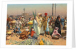 Market in Lower Egypt by Leopold Karl Muller