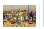 Market in Lower Egypt by Leopold Karl Muller