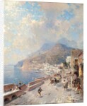 Gulf of Salerno, Amalfi, by Franz Richard Unterberger