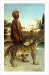 The Palace Guard with Two Leopards by Jean Joseph Benjamin Constant