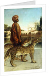 The Palace Guard with Two Leopards by Jean Joseph Benjamin Constant