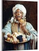 A North African Fruit Vendor by Giuseppe Signorini