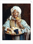 A North African Fruit Vendor by Giuseppe Signorini