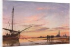 View Across the Lagoon, Venice, Sunset, 1850 by Edward William Cooke