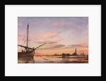 View Across the Lagoon, Venice, Sunset, 1850 by Edward William Cooke