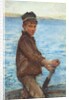 Steering the Punt, 1909 by Henry Scott Tuke