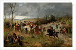 Halt of Prince Charles Edward on the Banks of the Nairne, 1878 by Richard Beavis
