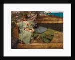 In a Rose Garden by Lawrence Alma-Tadema