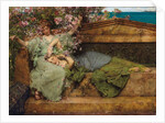 In a Rose Garden by Lawrence Alma-Tadema