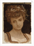Study of a Girl's Head, by Frederic Leighton