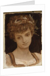 Study of a Girl's Head, by Frederic Leighton