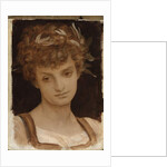 Study of a Girl's Head, by Frederic Leighton