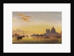 Sunset on the Lagoon of Venice, Church of Isola di San Giorgio in Alga in the Distance by Edward William Cooke