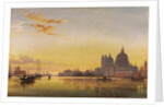 Sunset on the Lagoon of Venice, Church of Isola di San Giorgio in Alga in the Distance by Edward William Cooke