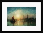 View of Westminster Bridge and the Houses of Parliament by James Francis Danby