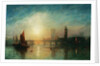 View of Westminster Bridge and the Houses of Parliament by James Francis Danby