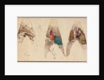 Sketches for an altarpiece by Domenico Morelli