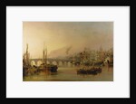 View of Newcastle from the River Tyne, with shipping in the foreground, 1831 by Thomas Miles Richardson