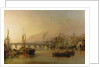 View of Newcastle from the River Tyne, with shipping in the foreground, 1831 by Thomas Miles Richardson