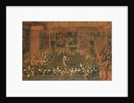 The opening of a ball in a palatial assembly room, c.1660-70 by Flemish School