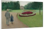 The Park of the Caillebotte Property at Yerres, 1875 by Gustave Caillebotte