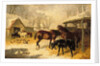 A farmyard in winter by John Frederick Herring Jnr