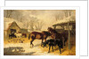 A farmyard in winter by John Frederick Herring Jnr