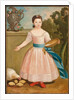 Girl feeding chickens, c.1811-20 by English School
