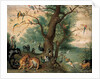 Animals and birds in the Garden of Eden by Ferdinand van Kessel