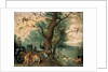 Animals and birds in the Garden of Eden by Ferdinand van Kessel