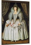Portrait of a lady, identified as Elizabeth Howard, c.1595-1605 by School English