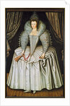 Portrait of a lady, identified as Elizabeth Howard, c.1595-1605 by School English