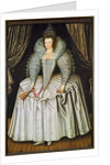 Portrait of a lady, identified as Elizabeth Howard, c.1595-1605 by School English