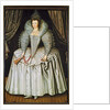 Portrait of a lady, identified as Elizabeth Howard, c.1595-1605 by School English