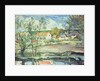 In the Oise Valley by Paul Cezanne