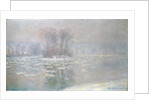 Ice at Bennecourt, 1898 by Claude Monet