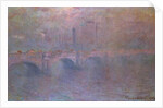 The Thames at Waterloo Bridge, 1903 by Claude Monet